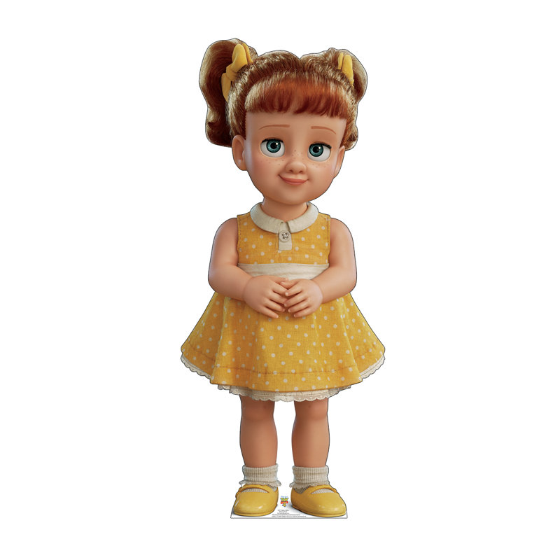 59'' Yellow Polka Dot Dress Gabby Gabby Cardboard Stand-Up