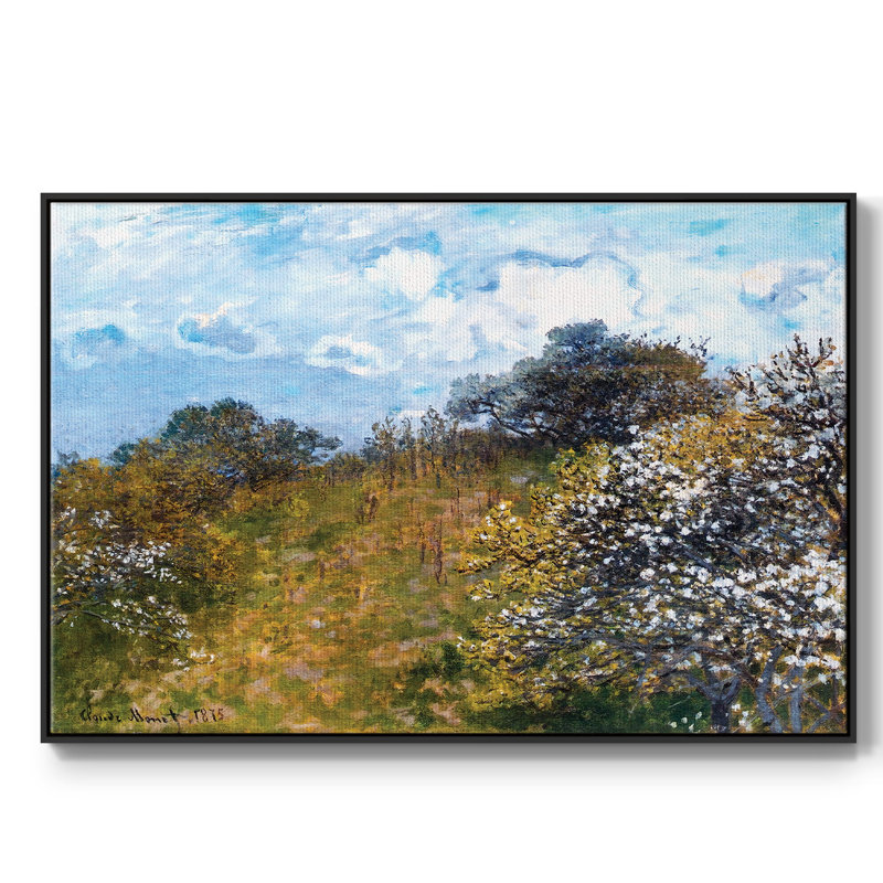 Springtime, 1873, reproduction d'art sur toile, Noir, H 17 po x l 25 po x P 2 po