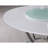 Anchor White High Gloss 5-Piece Round Dining Table Set