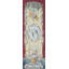 Hand-Knotted High-Quality Yellow and Red Runner
