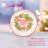 Holly Dolly "Baking Spirits Bright" Pie Plate