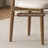 White Ash Solid back side Chair(Set of 2)