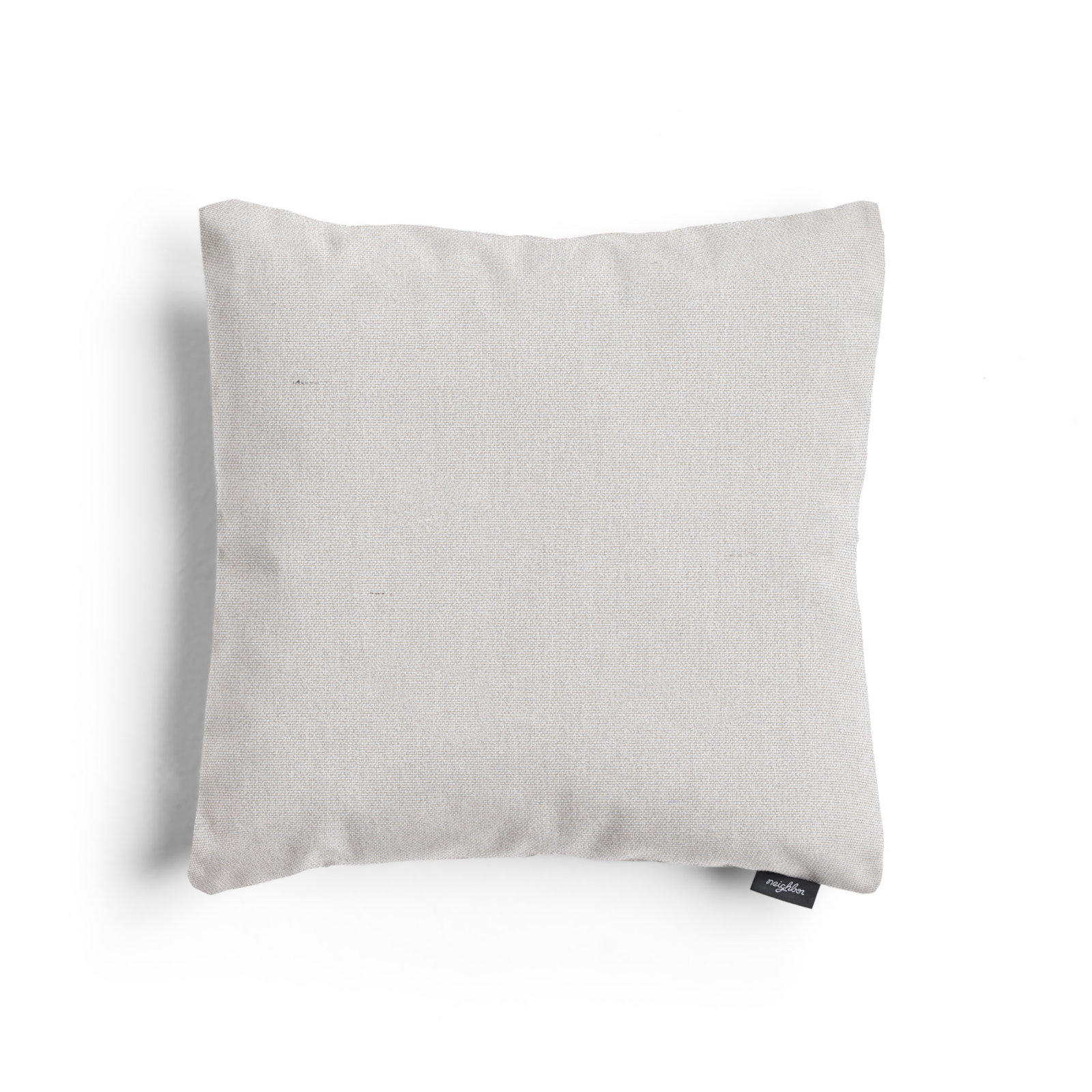 Crosshatch Sunbrella® Indoor/Outdoor Throw Pillow, 20"H x 20"W, Square, Putty