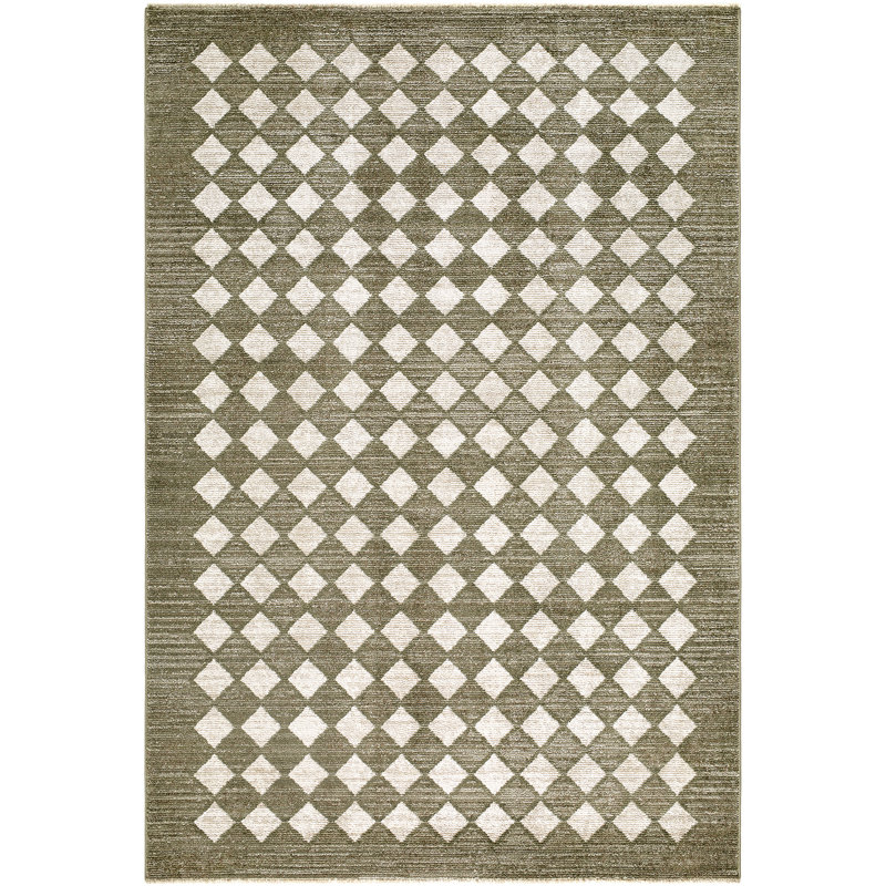 Galey Alix x Livabliss Scandi Geometric Taupe/Cream Rug, 50% Polypropylene, 50% Polyester, 200 x 275 cm, 275