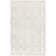 Glam Geometric White Silver Area Rug