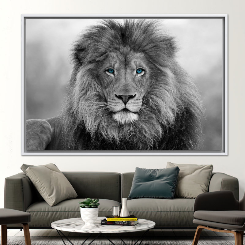 Print on Canvas, 25 cm H x 35 cm W, White Floater Framed