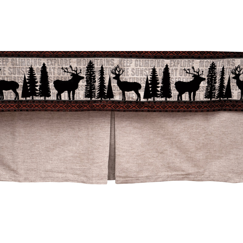 Wooded River Lazy Lodge - Bed Skirt - King, California King