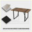 Table de salle à manger moderne avec pieds en métal