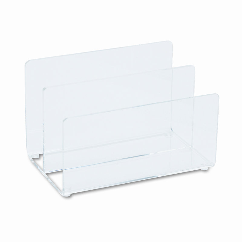 Kantek Clear Acrylic Mini Sorter Plastic File Organizer