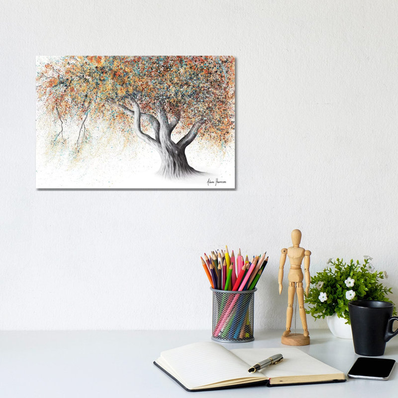 Rusty Autumn Tree by Ashvin Harrison - Wrapped Canvas Print, Wrapped Canvas, 20.32 cm H x 30.48 cm W