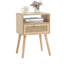 Table de chevet en bois manufacturé Ardine-1742177568