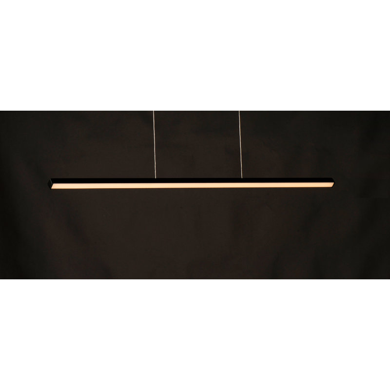 Luminaire suspendu linéaire à 1 lumière pour îlot de cuisine Bavisha