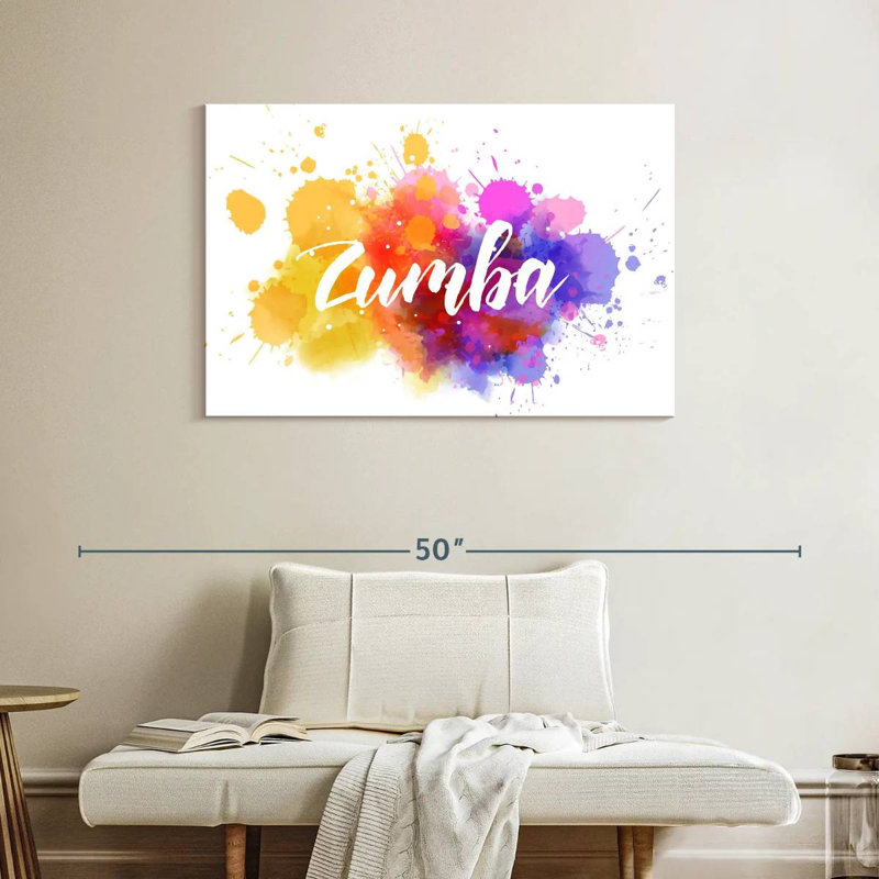 Senne Zumba Color Splash, 26" H x 39" W
