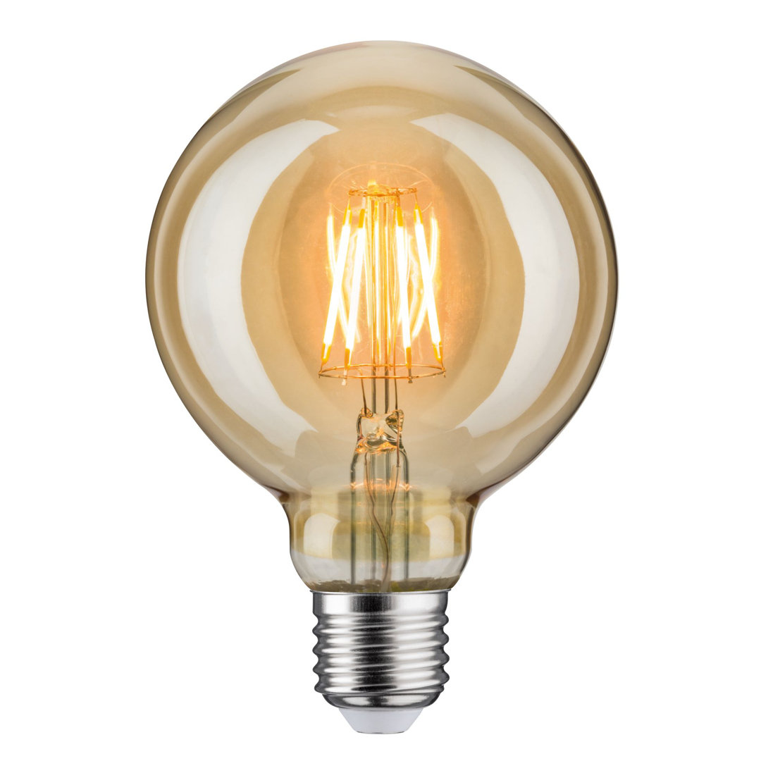6.5W E27 LED Globe Light Bulb Amber