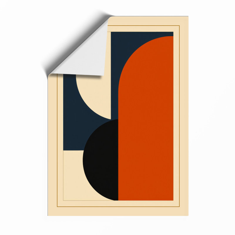 Lunar Geometry Minimalist - Print, Unframed, A3 - 42.0 x 29.7 cm