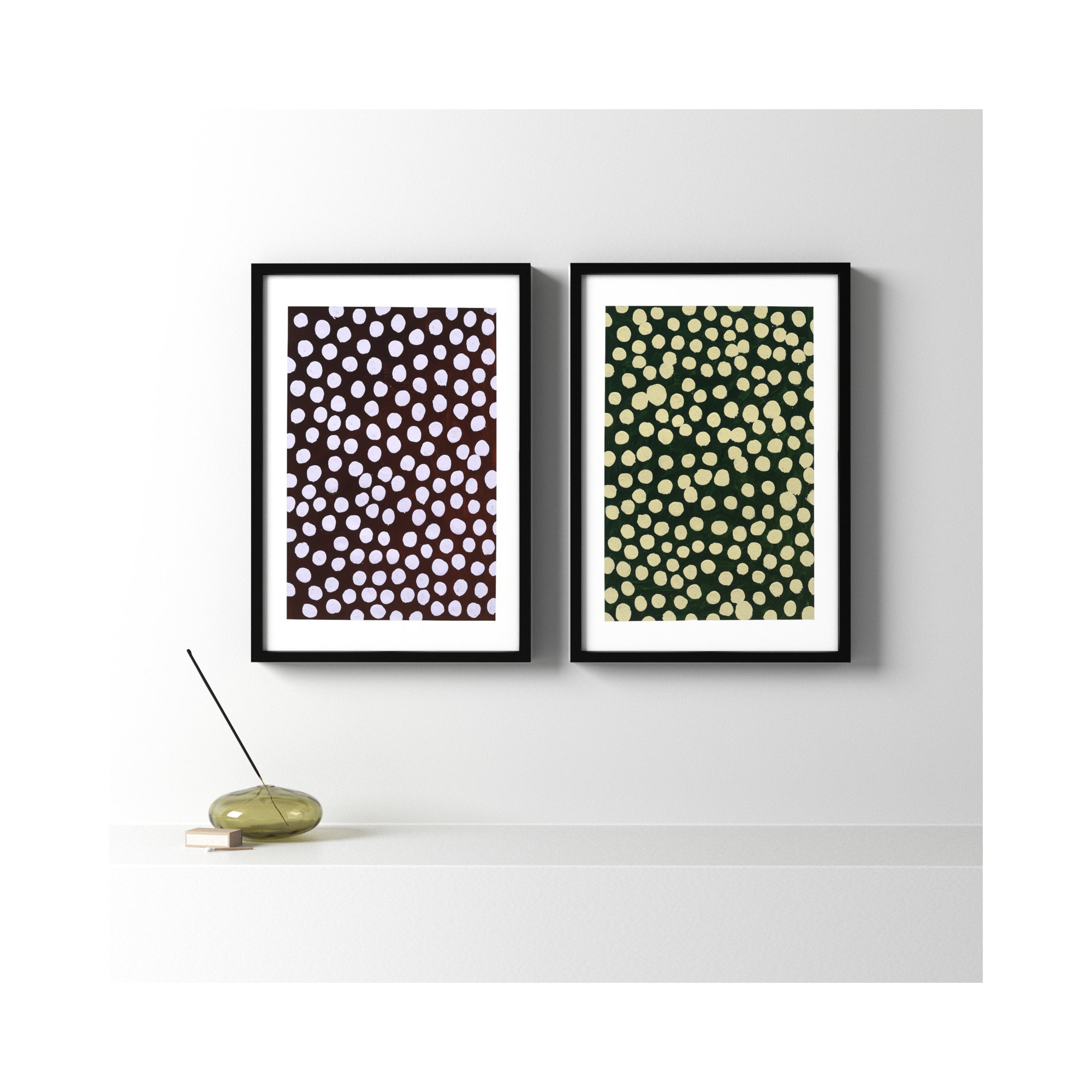 Affinity 3 by Michela Sorrentino, 20" H x 14" W x 1.25" D, Black