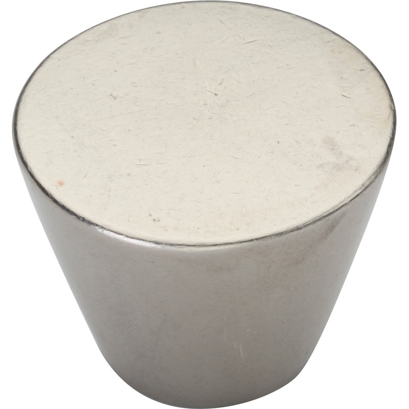 Poignée ronde et conique, Bronze blanc, 1.5