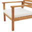 Chaise de patio avec coussins