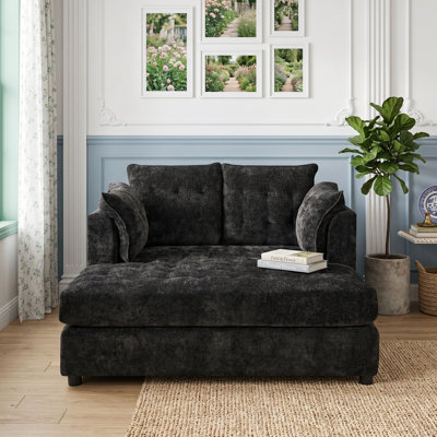 Sofa méridienne à deux places