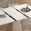 Ensemble de table de salle à manger rétractable 5 pièces, table extensible avec 4 chaises pour petits appartements-951892617