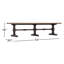 Americana Trestle Rectangle Cocktail Table