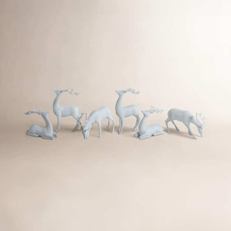 Harmanna Christmas Deer Figurines & Collectibles