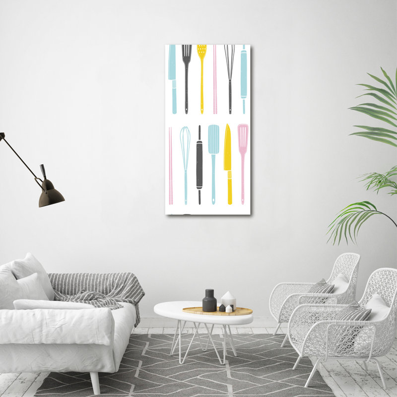 Arsalaan Kitchen Tools - Wrapped Canvas Print
