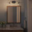 Ensemble de meuble-lavabo à 3 lumières en chrome poli avec abat-jour en verre transparent Ilia-127379909-130106832
