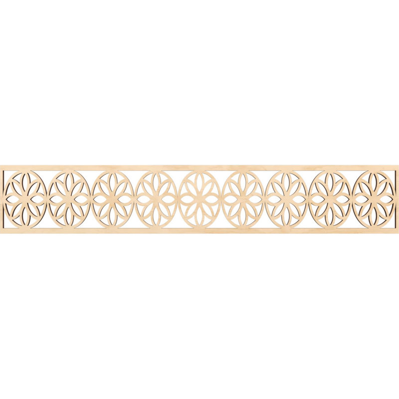 Moulure Blume, Bouleau, H 8 po x l 46,625 po x P 0,375 po