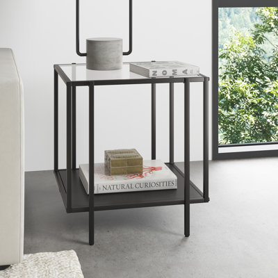 Vireo Glass Top End Table