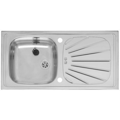 86cm x 43.5cm Single Bowl Kitchen Sink