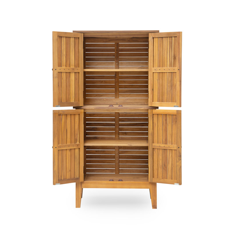 Armoire en bois d'acacia Kedzie