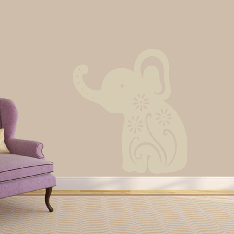 Landscape & Nature Non-Wall Damaging Wall Decal, Beige