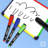 Scribbledo 4 Magnetic Dry Erase Markers Fine Tip Assorted Classic Colours Low Odour 