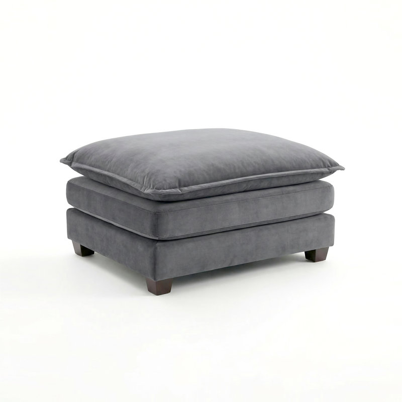 Ottoman For Modular Sofa, Dark Gray