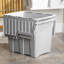 Wham Croc Box Storage Soloutions 80L Pack of 3 Upcycled Grey