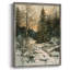 «Christmas Holiday Art DCxxxvii», reproduction d'art encadrée - bois massif-1342233479