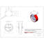 6 Inch  Poly on Cast Iron Caster Set with 2 Brakes/Swivel Lock 2 Rigid SCC/SCC-30CS620-PUR-RS-TLB-BSL-2-R-2