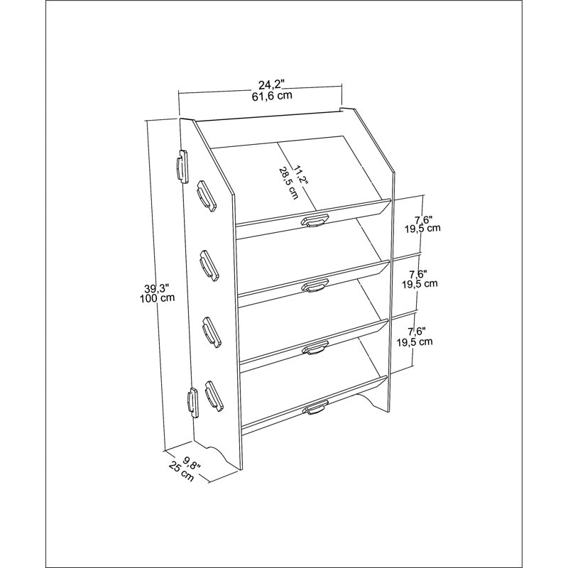Adryonna Bookcase
