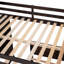 Lit mezzanine en bois multifonctionnel peu encombrant avec rangement