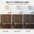 Chazden 60" Freestanding Herringbone Design Double Bathroom Vanity with Engineered Stone Top-884229012-995808948