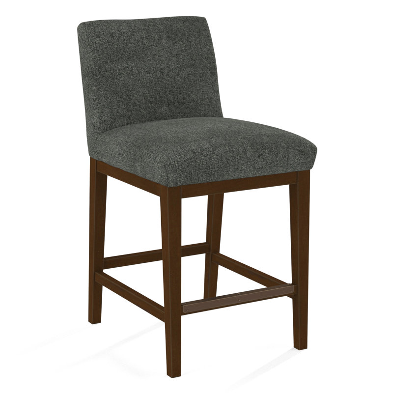 Upholstered Stool, Pecan, Rumor Bliss