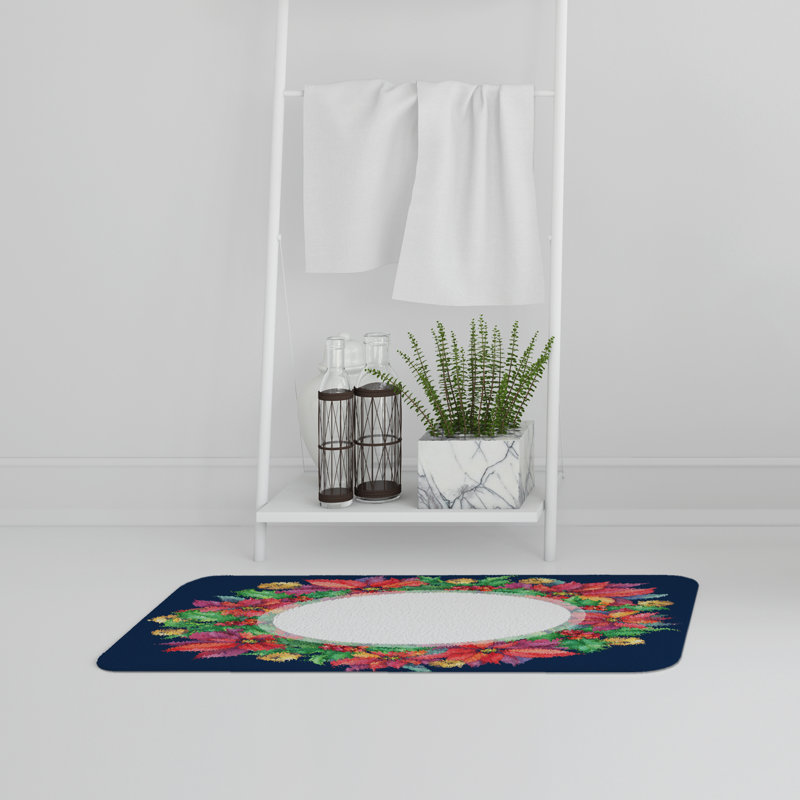 Aketzaly Non-Slip Bath Rug