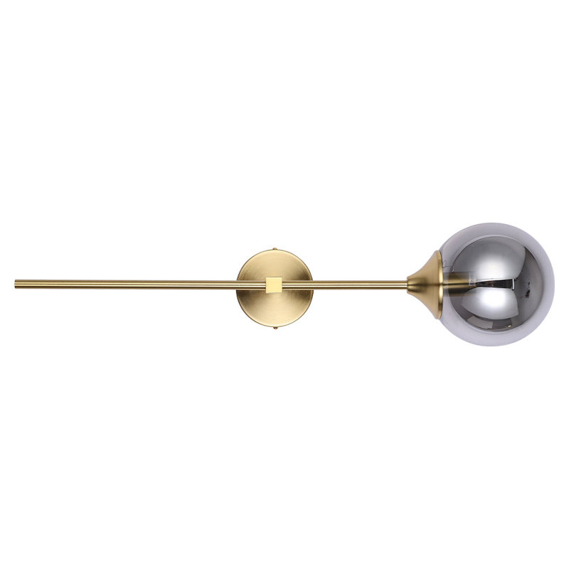 Ingles Chrome Armed Sconce