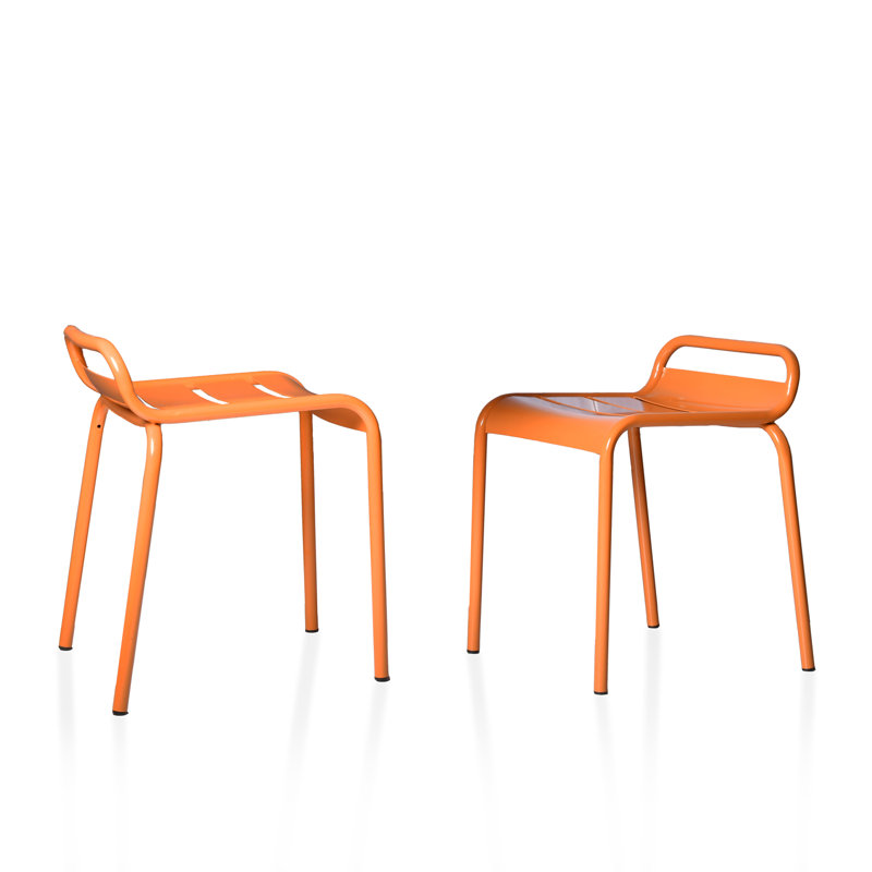 Chaise de terrasse Alarni, Orange