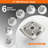 Wall Mount Shower System With Tub Spout 5 Inch Shower Faucet Set Brass 3 Handle Shower Trim Kit With Rough-In Valve-120066858