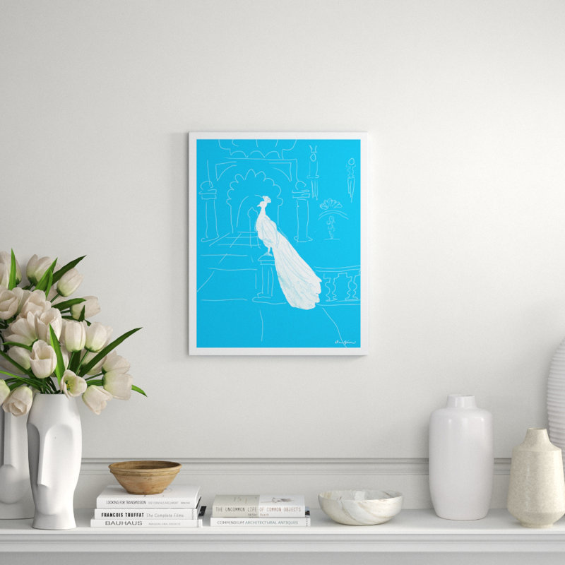 Delhi In Turquoise Giclee Print by Dana Gibson