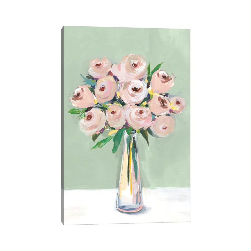 Hello Spring II by Isabelle Z - Painting on Canvas, 30.48 cm H x 45.72 cm W, Wrapped Canvas