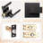 Privacy Door Lever with Square Rosette for Bed and Bath Keyless-1976476040-1983703791-1981462406