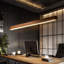 Luminaire suspendu DEL 48 po sans abat-jour Silva-526494217-526494216